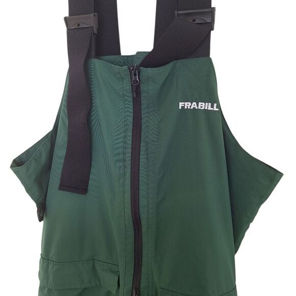 Frabill FXE Rain Bibs 2XL Fishing Water Rescue Outdoor Camping Overalls - Picture 7 of 15